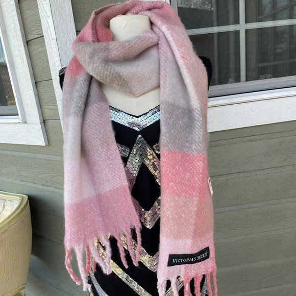 Victoria s Secret Accessories Victoria Secrets Pink Scarf Poshmark